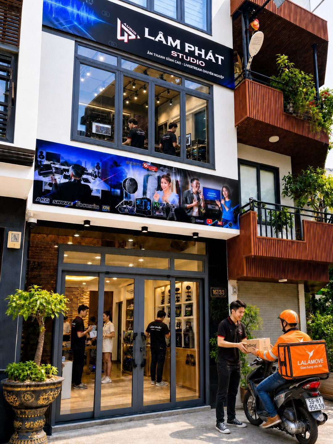 Showroom cửa hàng Lâm Phát Studio tại 167/3/3 Đường 26 Tháng 3 Bình Tân