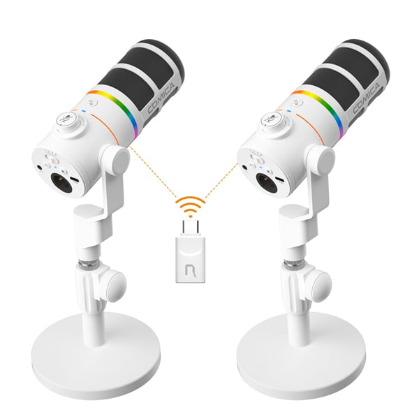 Micro COMICA EJoy D10 Pro - RGB Cardioid Dynamic Không Dây
