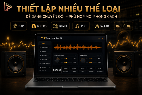 THP Smart Live Tool AI  – Phần mềm hát live tự động