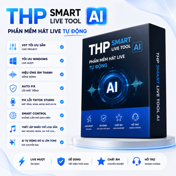 Laptop Xách Tay Livestream Kèm Phần Mềm Hát Live THP