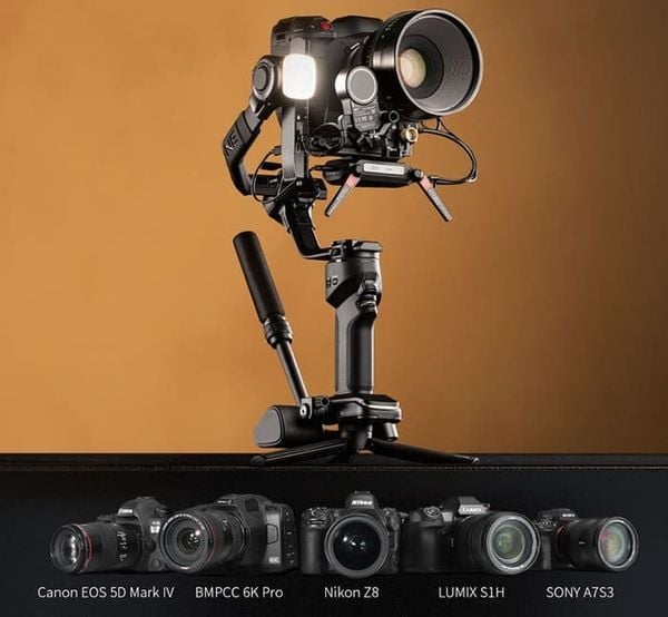Gimbal Chống Rung Zhiyun CRANE 4 Combo Chính Hãng | Lâm Phát Studio