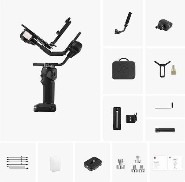 Gimbal Chống Rung Zhiyun CRANE 4 Combo Chính Hãng | Lâm Phát Studio