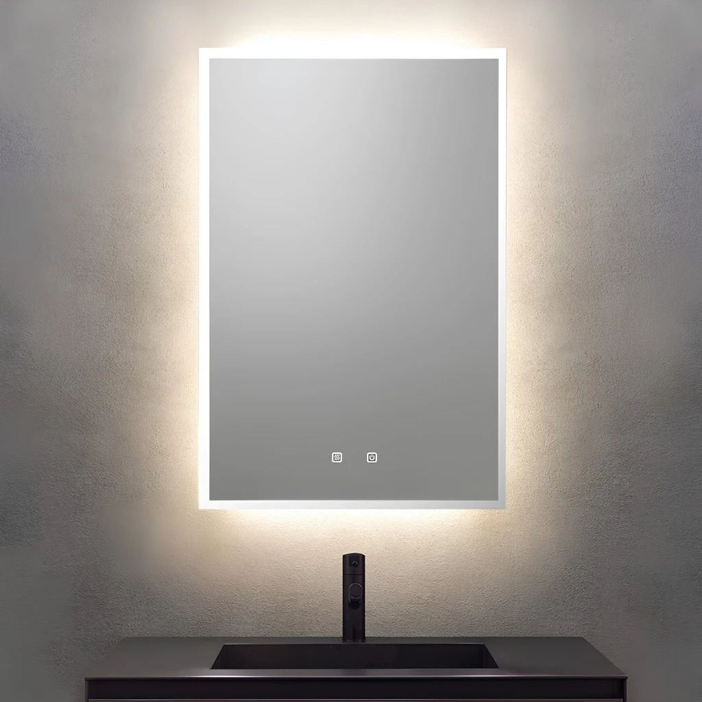  Gương LED Cảm Ứng Phòng Tắm MotoM GBK029 (600x900mm) – Tích Hợp Sấy Chống Sương Mờ & Hiệu Ứng Ánh Sáng Kép Chuẩn Nhật Bản 