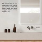  Gương LED Cảm Ứng Phòng Tắm MotoM GBK029 (600x900mm) – Tích Hợp Sấy Chống Sương Mờ & Hiệu Ứng Ánh Sáng Kép Chuẩn Nhật Bản 