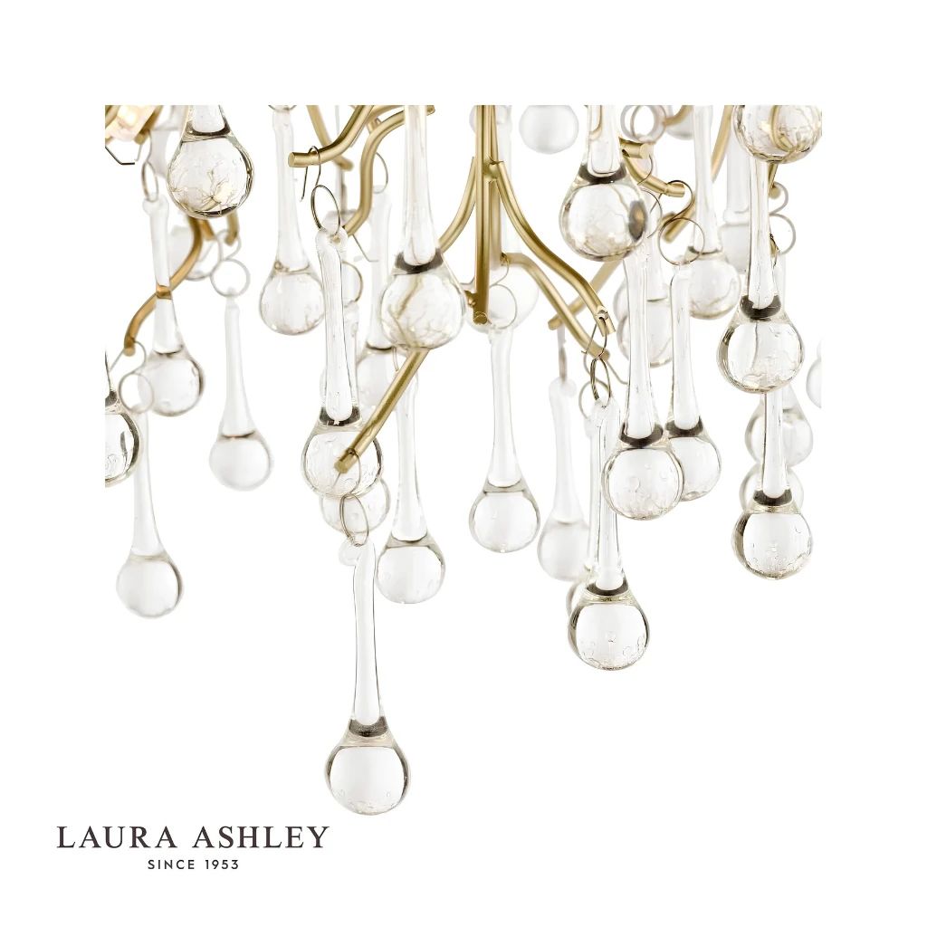  Đèn chùm pha lê Laura Ashley 3 bóng GCH006-3 cao cấp chuẩn Anh Quốc 