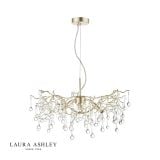  Đèn chùm pha lê Laura Ashley 3 bóng GPN012-3 cao cấp chuẩn Anh Quốc 