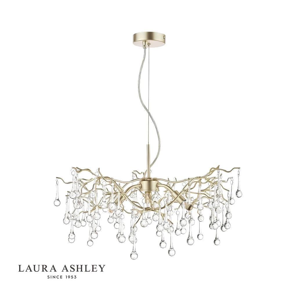  Đèn chùm pha lê Laura Ashley 3 bóng GPN012-3 cao cấp chuẩn Anh Quốc 