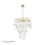  Đèn thả pha lê Laura Ashley 4 bóng GPN014-4 cao cấp chuẩn Anh Quốc 