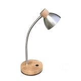  Đèn Bàn LED Gỗ Phối Kim Loại MotoM GS1704 – Ánh Sáng Ấm 3000K, Quang Thông 400lm, Chuẩn JIS A Nhật Bản Chống Cận Thị 