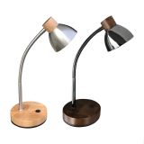 Đèn Bàn LED Gỗ Phối Kim Loại MotoM GS1704 – Ánh Sáng Ấm 3000K, Quang Thông 400lm, Chuẩn JIS A Nhật Bản Chống Cận Thị 