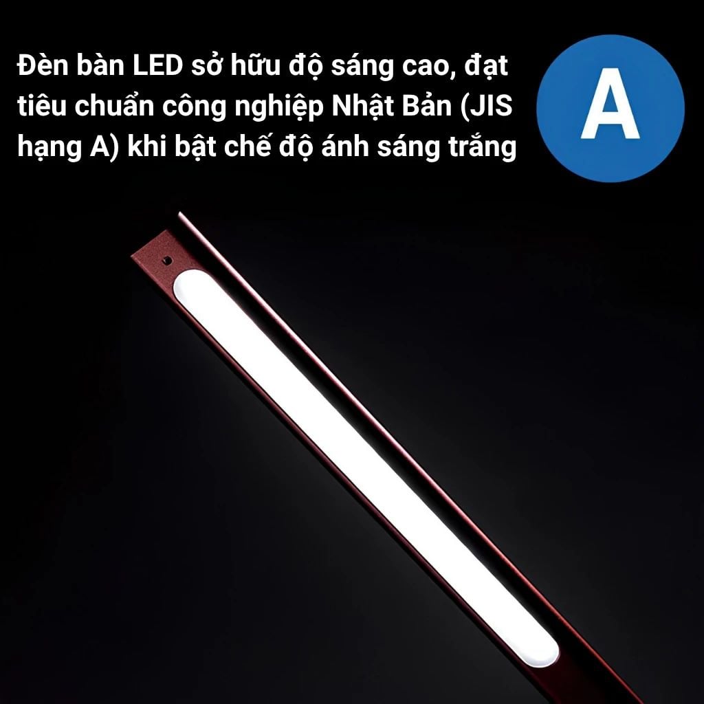  Đèn Bàn LED Chống Cận 2 Khớp Gập MotoM GS1705 – Công Suất 10W 360lm, 5 Chế Độ Màu, 6 Mức Độ Sáng, Cổng Sạc USB Tích Hợp Chuẩn JIS A Nhật Bản 