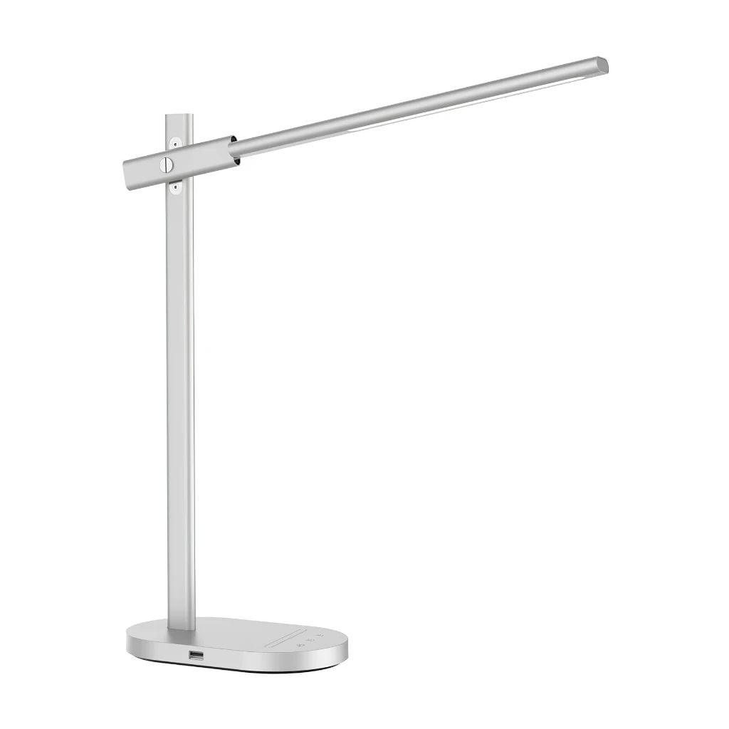  Đèn Bàn LED Chống Cận 2 Khớp Gập MotoM GS1705 – Công Suất 10W 360lm, 5 Chế Độ Màu, 6 Mức Độ Sáng, Cổng Sạc USB Tích Hợp Chuẩn JIS A Nhật Bản 