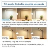  Đèn Bàn LED Tích Hợp Sạc Không Dây Qi MotoM GST006Q (Đen/Trắng) – Cổng USB 5V 2.1A & Chỉnh 3 Màu Ánh Sáng Chuẩn JIS A Nhật Bản 