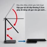  Đèn Bàn LED Tích Hợp Sạc Không Dây Qi MotoM GST006Q (Đen/Trắng) – Cổng USB 5V 2.1A & Chỉnh 3 Màu Ánh Sáng Chuẩn JIS A Nhật Bản 