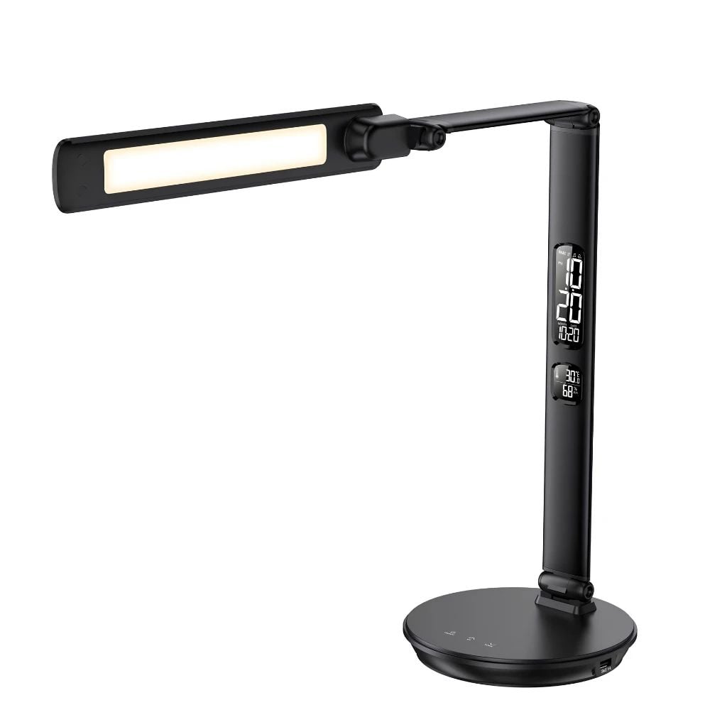  Đèn Bàn Cảm Ứng Chống Cận 3 Khớp Nối MotoM GST008 (Đen/Trắng) – Cắt 45% Ánh Sáng Xanh & Chuẩn Độ Sáng JIS AA Nhật Bản 
