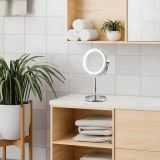  Gương LED Trang Điểm Để Bàn MotoM GST015 (Không Dây) – Đổi 3 Màu Ánh Sáng & Phóng Đại 3 Lần Chuẩn Nhật Bản 