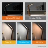  Đèn Bàn LED Chống Mỏi Mắt MotoM GST018B (Màu Đen) – Tích Hợp Cổng Sạc USB Type-C Chuẩn Nhật Bản 