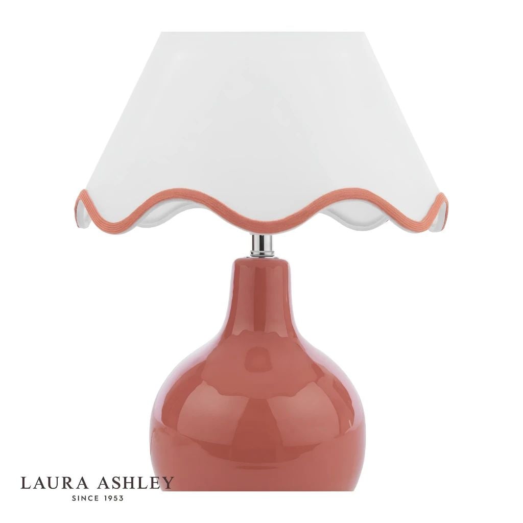  Đèn bàn gốm chao vải Laura Ashley GST021 cao cấp chuẩn Anh Quốc 