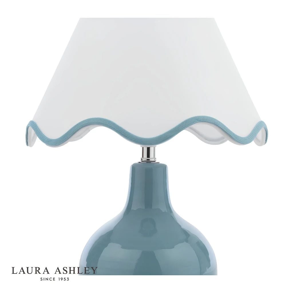  Đèn bàn gốm chao vải Laura Ashley GST021 cao cấp chuẩn Anh Quốc 