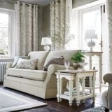  Đèn bàn gốm chao vải Laura Ashley GST022W cao cấp chuẩn Anh Quốc 