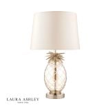  Đèn bàn thủy tinh chao vải Laura Ashley GST025 cao cấp chuẩn Anh Quốc 