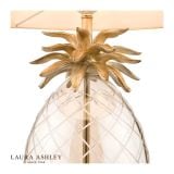  Đèn bàn thủy tinh chao vải Laura Ashley GST026 cao cấp chuẩn Anh Quốc 