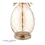  Đèn bàn thủy tinh chao vải Laura Ashley GST026 cao cấp chuẩn Anh Quốc 