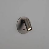  Đèn Đọc Sách Âm Vách Đầu Giường MotoM MBK022 Thân Ngắn Đế Tròn (φ100mm) – Khớp Xoay Gập Linh Hoạt Cao Cấp Chuẩn Khách Sạn Nhật Bản 