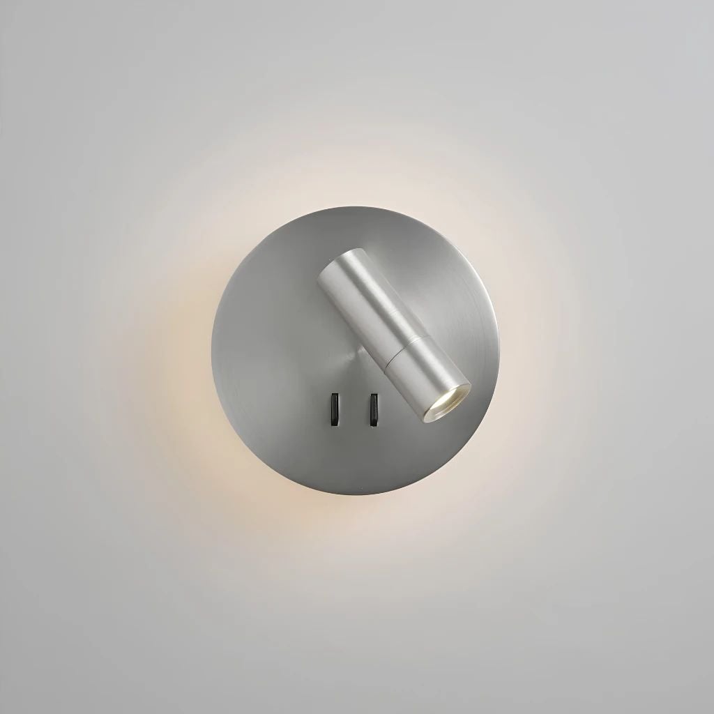  Đèn Đọc Sách Đầu Giường MotoM MBK024 Đế Tròn Tích Hợp LED Gián Tiếp & Rọi Điểm Đa Năng – Chuẩn Khách Sạn Cao Cấp Nhật Bản 