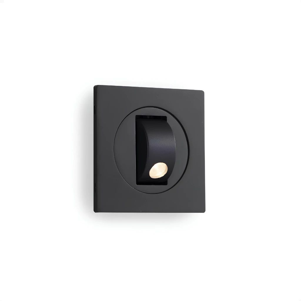  Đèn Đọc Sách Âm Vách Đầu Giường MotoM MBK027 Vuông Siêu Mỏng – Đèn Rọi Gấp Gọn Cao Cấp Chuẩn Khách Sạn Nhật Bản 