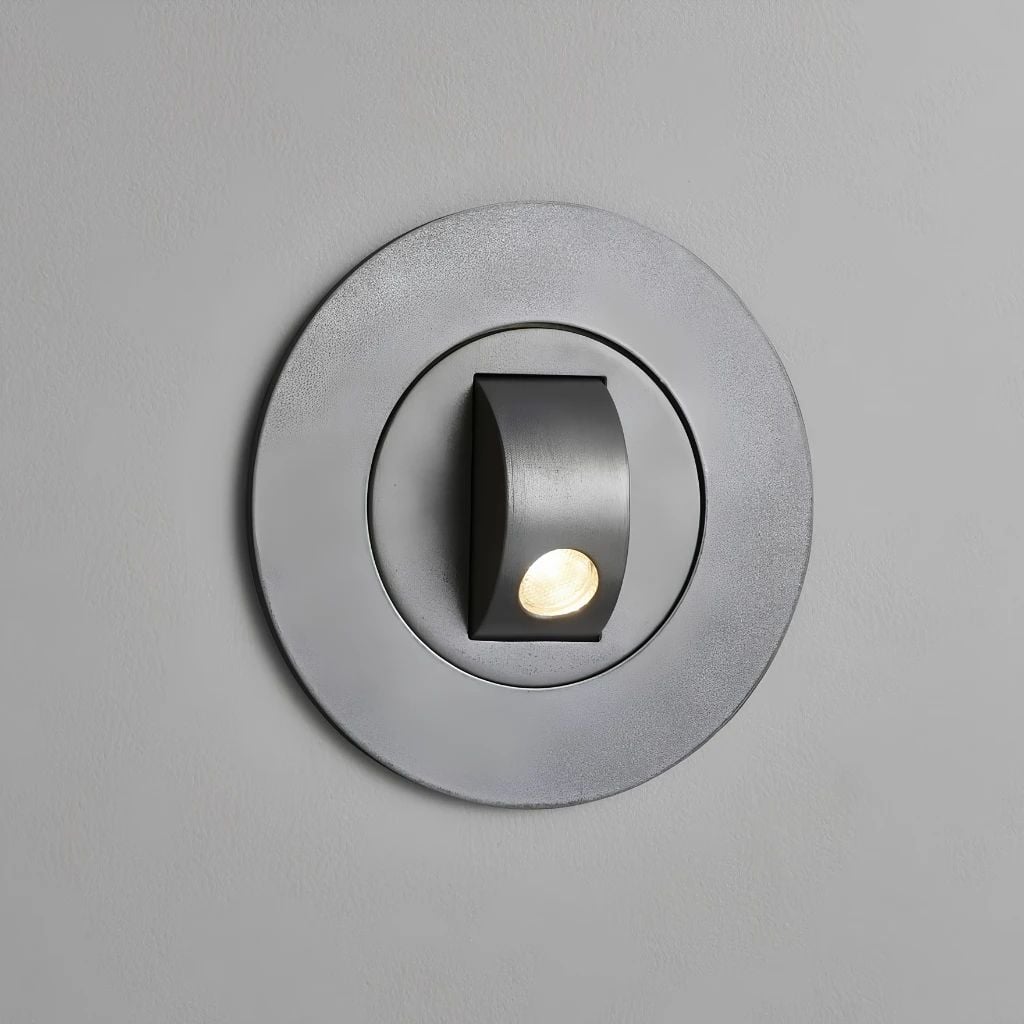  Đèn Đọc Sách Gắn Âm Đầu Giường Dạng Phẳng Tròn MotoM MBK028 – Bật Tắt Mở Đèn Tự Động & Xoay 270° Chuẩn Khách Sạn Nhật Bản 