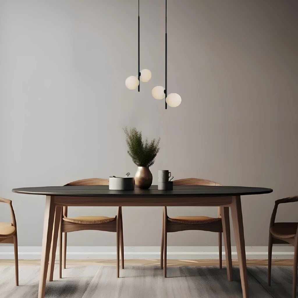  Đèn Thả Trần MotoM Sphere MPN034-2 (2 Bóng Φ100mm) – LED 7W 2700K (Treo Trần/Ray) 