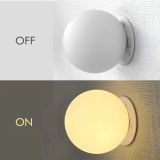  Đèn Tường Trang Trí 1 Bóng Thủy Tinh Tròn MotoM Sphere Φ65mm MBK035 – Đèn Treo Tường & Trần LED 2.5W Ánh Sáng Ấm 2700K 