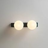  Đèn Tường Trang Trí 2 Bóng Thủy Tinh Tròn MotoM Sphere Φ65mm MBK036-2 – Đèn Treo Tường & Trần LED 5W Ánh Sáng Ấm 2700K 