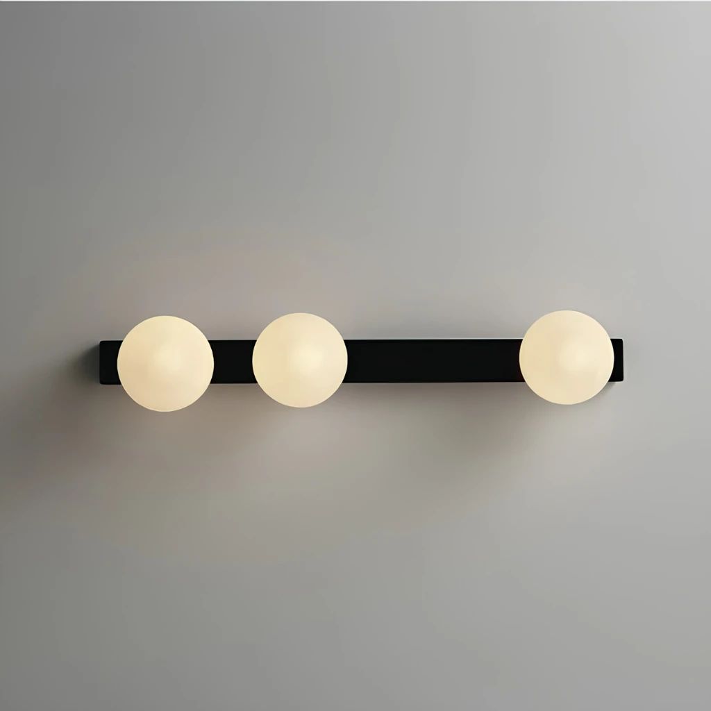  Đèn Tường Trang Trí 3 Bóng Thủy Tinh Tròn MotoM Sphere Φ65mm MBK037-3 – Đèn Treo Tường LED 7.5W Ánh Sáng Ấm 2700K 
