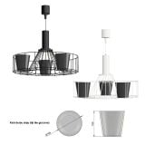  Chậu Cây MotoM Green Lighting OP027 (Kích Thước Φ105mm, Đáy Kín Không Lỗ) 