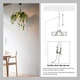  Đèn Thả Trồng Cây Green Lighting MotoM MPN070 – Tích Hợp 3 Chậu Cây, Kèm Bóng LED Filament 7W (Đen/Trắng) 