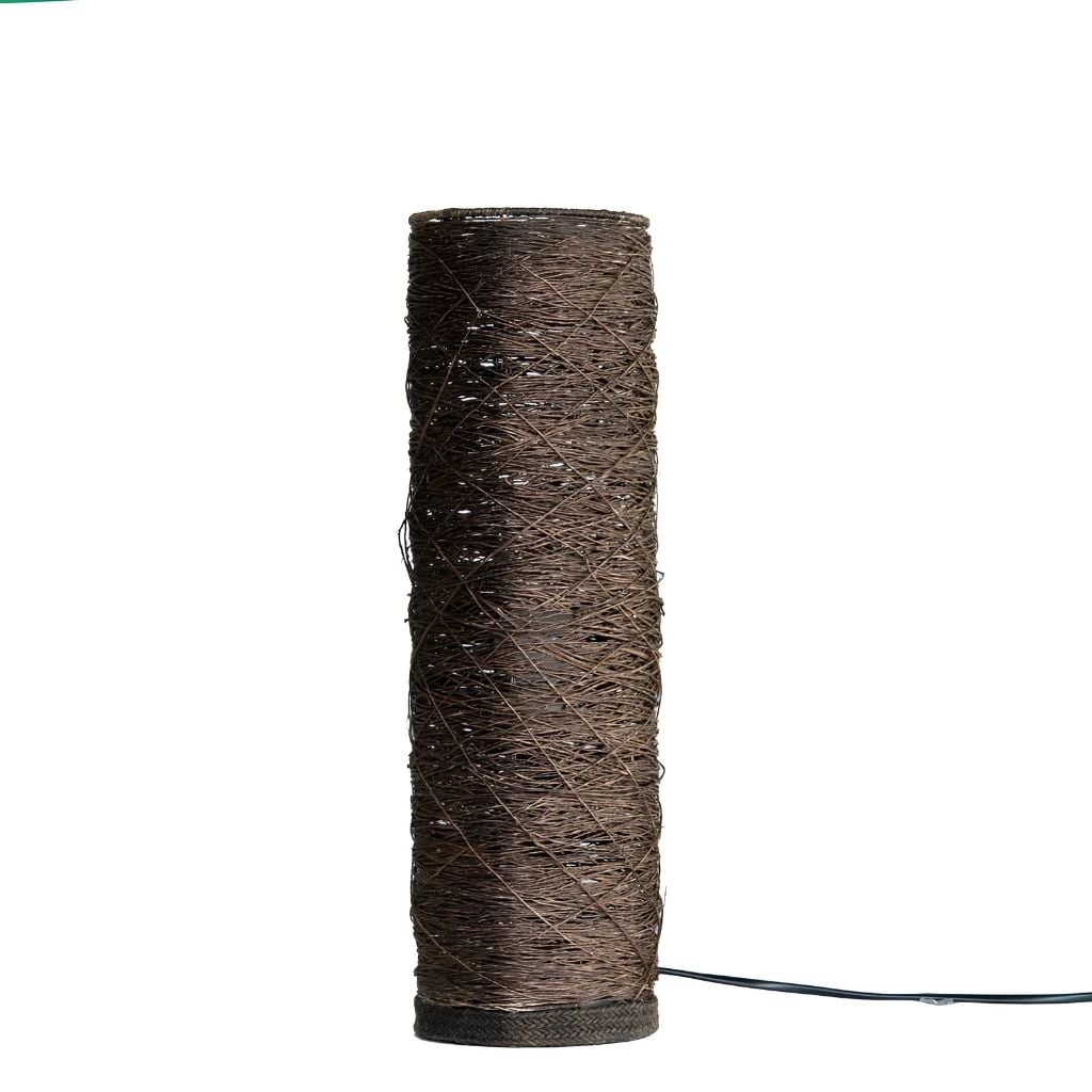  Đèn Cây Đứng Trang Trí MotoM MST033 Thân Thép Đan Dây Đay Tự Nhiên (Màu Kem/Đen) – Chuẩn Đuôi Đèn E26 Tiết Kiệm Điện Chuẩn Nhật Bản 