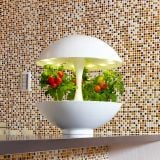  Đèn Trồng Rau Thủy Canh Trong Nhà Dùng Đèn LED Akarina01 OMA01RN2 MotoM – Thiết Kế Hình Trái Đất, 3 Khay Trồng Riêng Biệt, Hẹn Giờ 16h Nhật Bản 