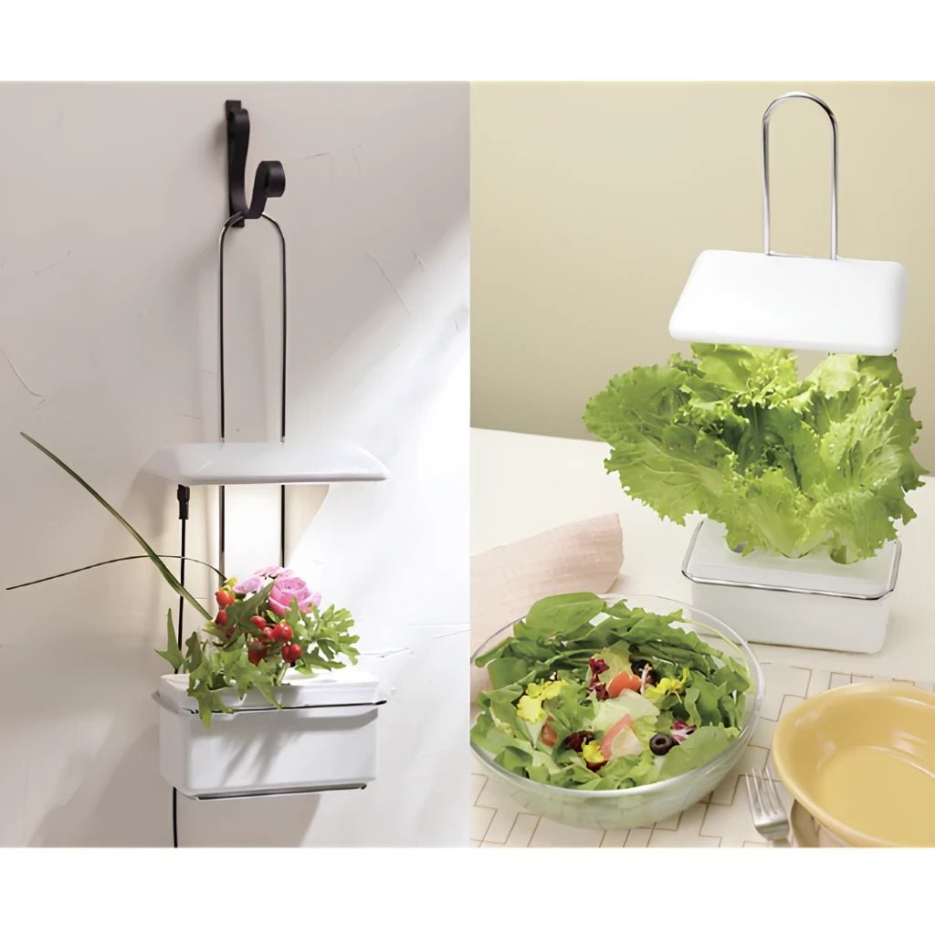  Đèn Trồng Rau Thủy Canh Trong Nhà Dùng Đèn LED Akarina15 OMA15 MotoM – Tích Hợp Hẹn Giờ 16h, Điều Chỉnh 4 Mức Độ Sáng Nhật Bản 