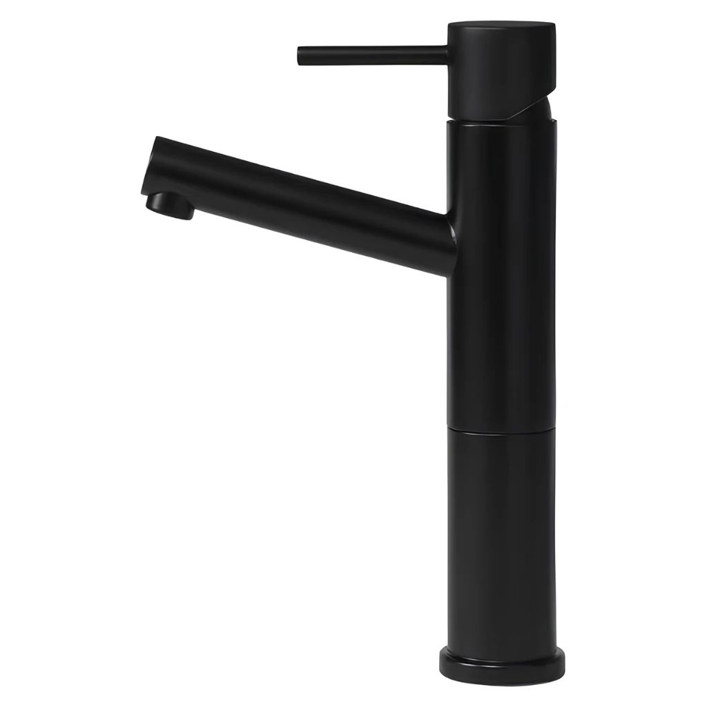 Voi rua lavabo nong lanh co cao den mo Miratap TA05159N New Vega Tall Nhat Ban