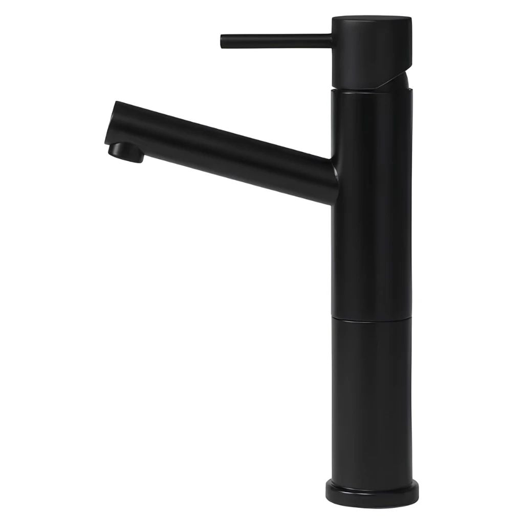  Vòi Rửa Lavabo Nóng Lạnh Cổ Cao Đen Mờ Miratap TA05159N (New Vega Tall) – Sơn Mờ Cao Cấp, Đạt Chuẩn JIS Nhật Bản, Đầu Tạo Bọt Chống Bắn 