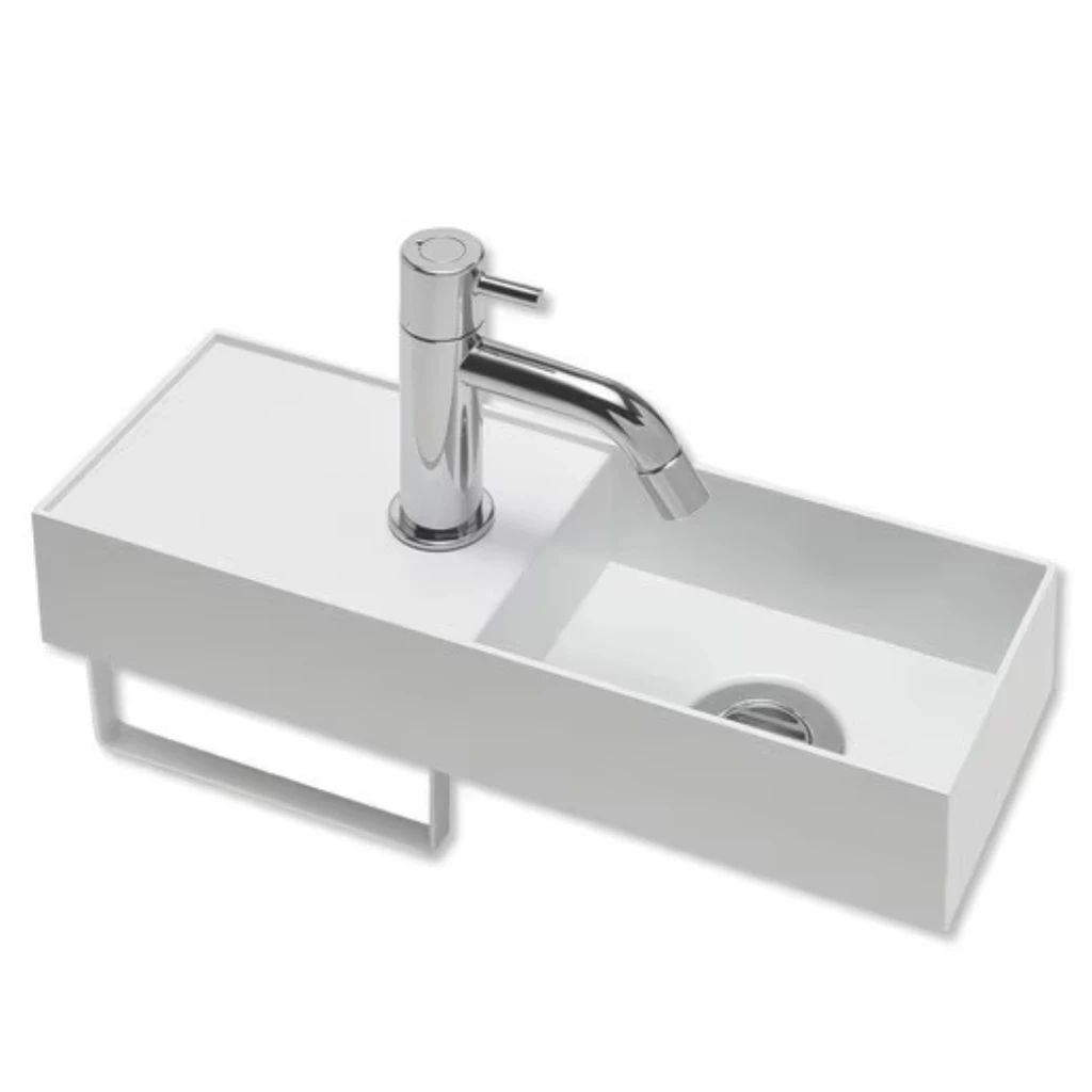 Chau rua tay inox treo tuong Miratap Tehachi Silver WA14111 Nhat Ban