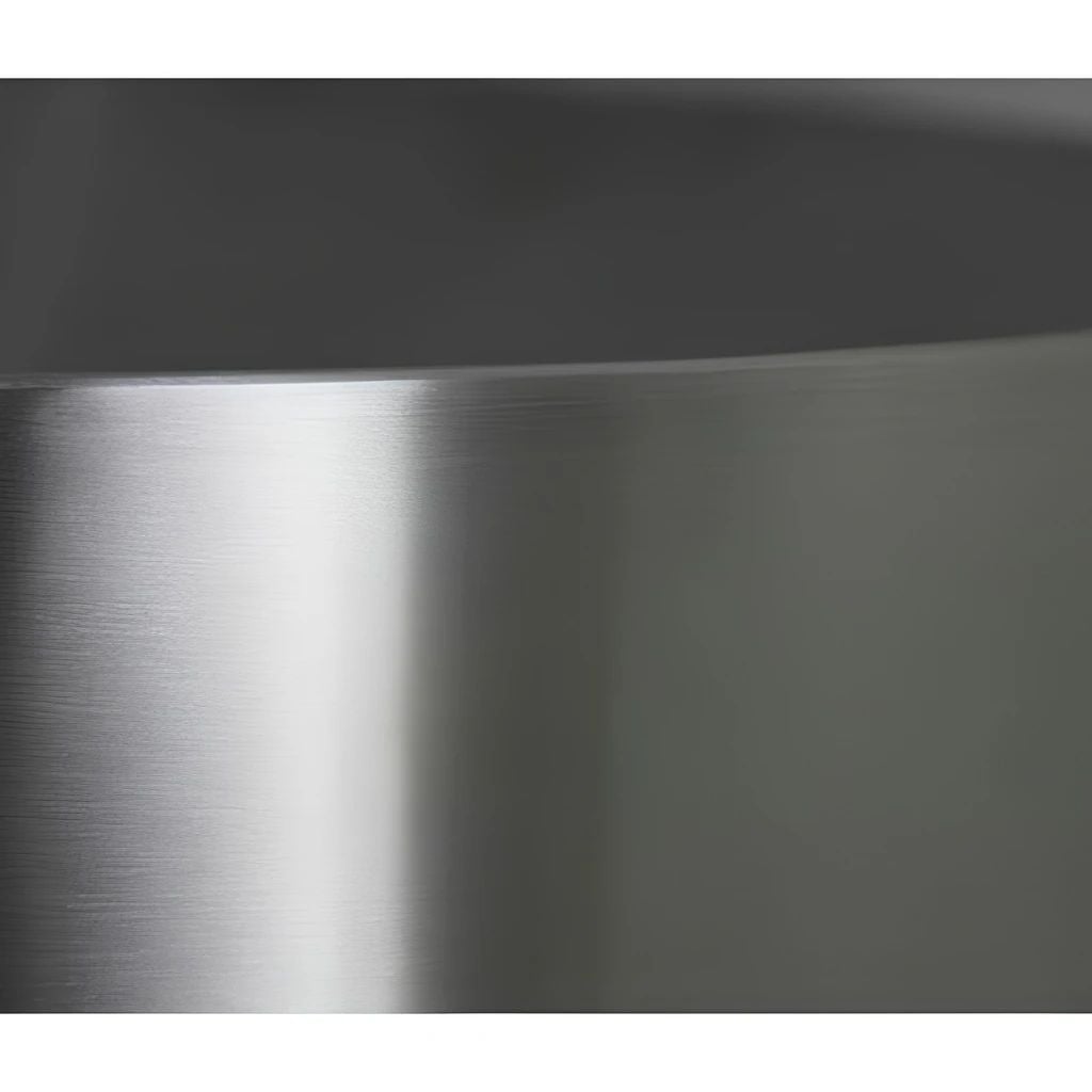  Chậu Lavabo Inox Tròn Đặt Bàn Miratap Spinning WA14301 (φ350mm) – Kỹ Thuật Miết Kim Loại Thủ Công Nhật Bản, Inox 304 Xước Mờ Hairline 