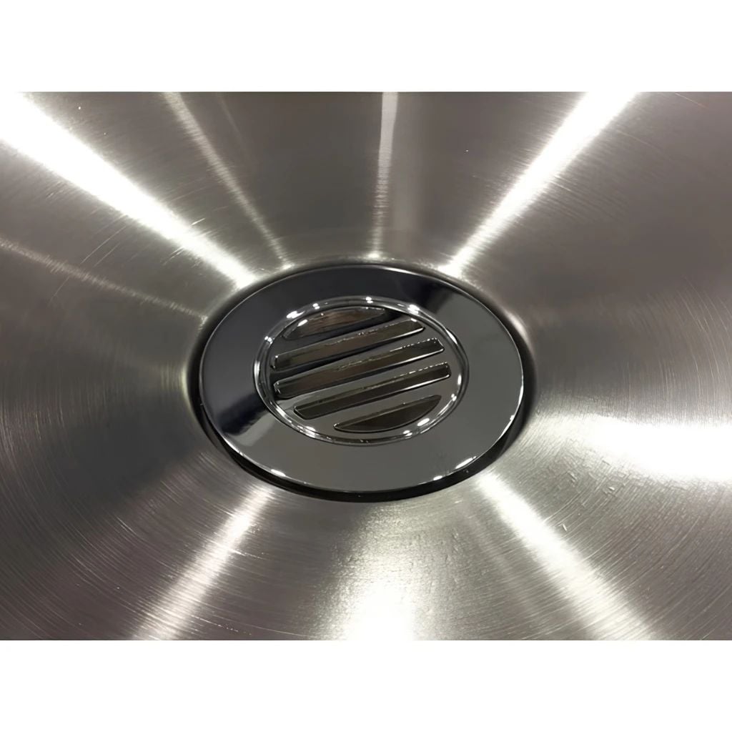  Chậu Lavabo Inox Tròn Đặt Bàn Miratap Spinning WA14301 (φ350mm) – Kỹ Thuật Miết Kim Loại Thủ Công Nhật Bản, Inox 304 Xước Mờ Hairline 