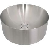  Chậu Lavabo Inox Tròn Đặt Bàn Miratap Spinning WA14301 (φ350mm) – Kỹ Thuật Miết Kim Loại Thủ Công Nhật Bản, Inox 304 Xước Mờ Hairline 