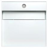  Chậu Rửa Tay Inox Treo Tường Miratap Cara 400 White WA28011 – Inox 304 Sơn Hybrid Trắng Mờ, Tích Hợp Hộc Tủ Đồ 13L, Made In Japan 