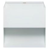  Chậu Rửa Tay Inox Treo Tường Miratap Cara 400 White WA28011 – Inox 304 Sơn Hybrid Trắng Mờ, Tích Hợp Hộc Tủ Đồ 13L, Made In Japan 