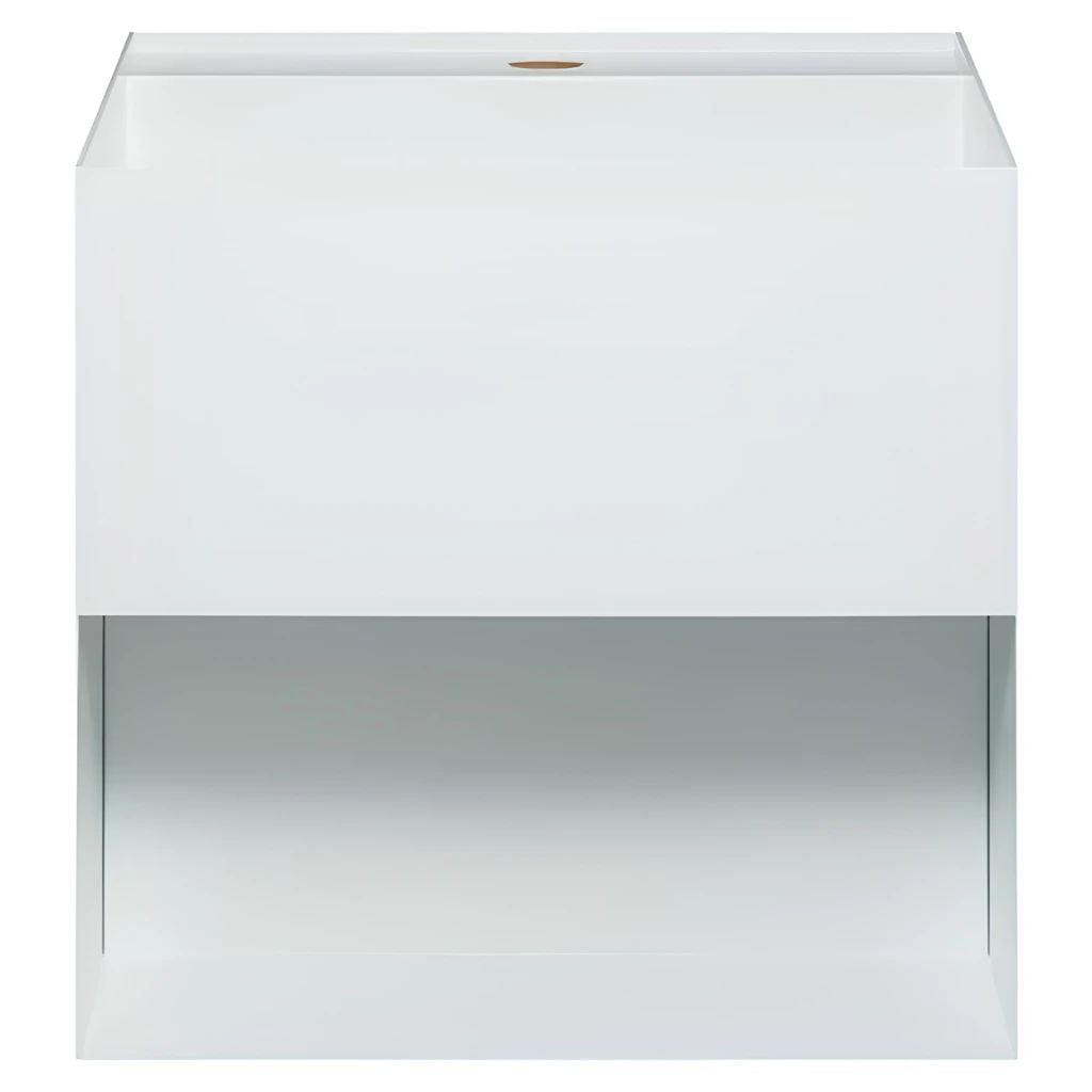 Chậu Rửa Tay Inox Treo Tường Miratap Cara 400 White WA28011 – Inox 304 Sơn Hybrid Trắng Mờ, Tích Hợp Hộc Tủ Đồ 13L, Made In Japan 