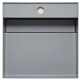  Chậu Rửa Tay Inox Treo Tường Miratap Cara 400 White WA28011 – Inox 304 Sơn Hybrid Trắng Mờ, Tích Hợp Hộc Tủ Đồ 13L, Made In Japan 